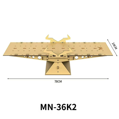 MN-36K2 wooden seesaw obstacle for RC crawlers