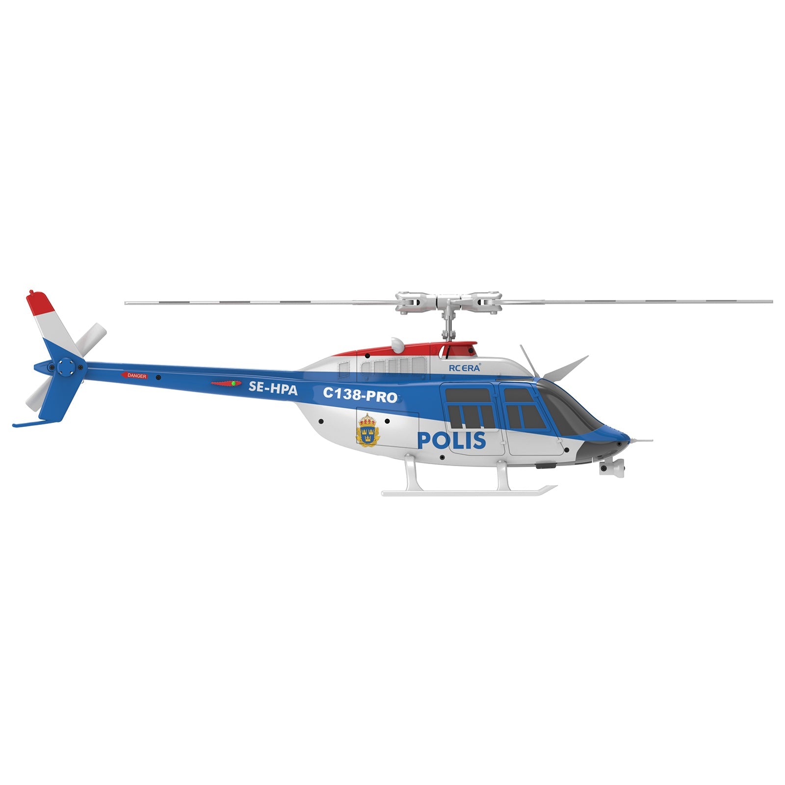RC ERA C138 Pro helicopter flight electronics detail