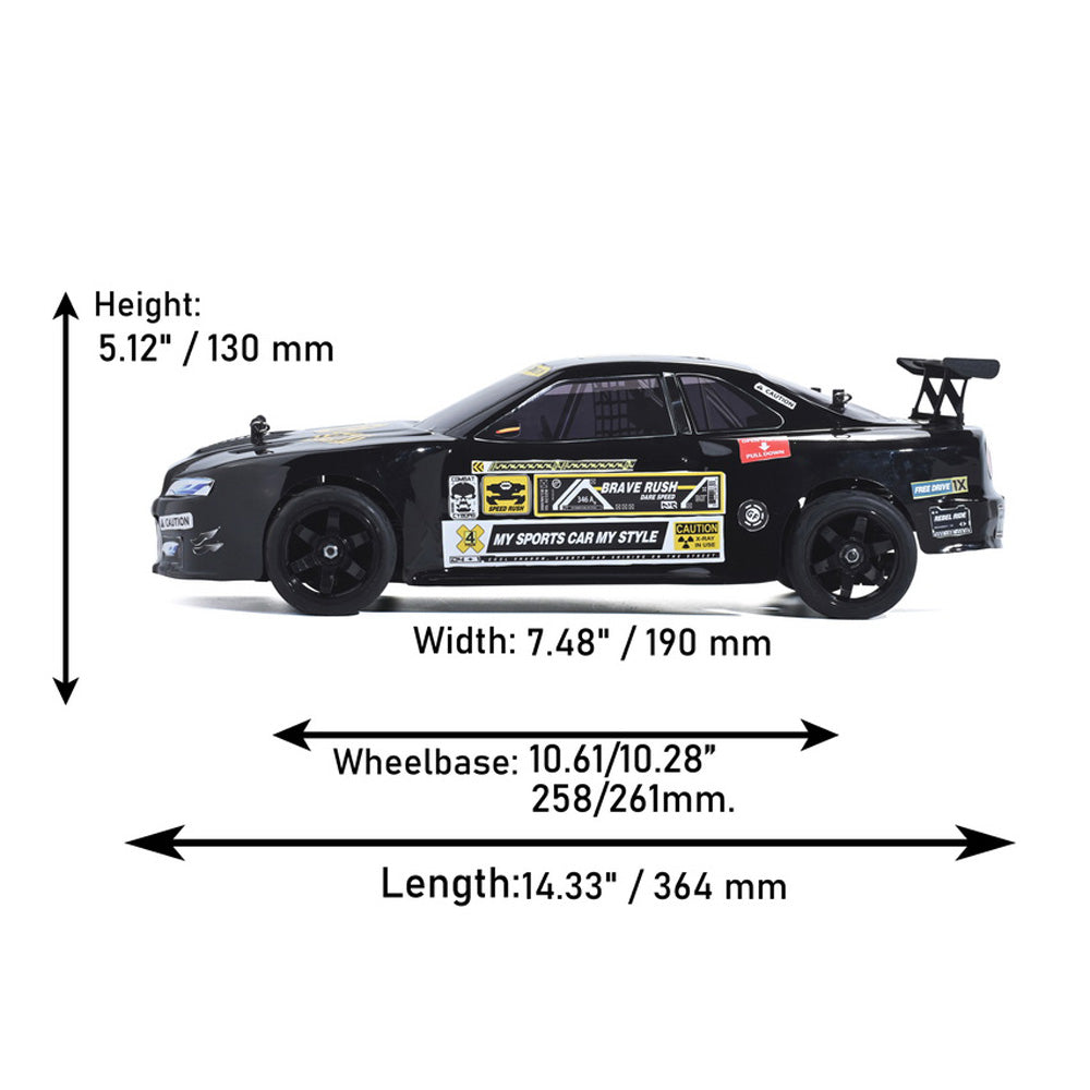 VRX RH1026 brushless RC car feature detail 2
