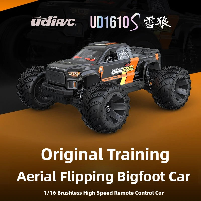 UDIRC UD1610S brushless motor and ESC layout