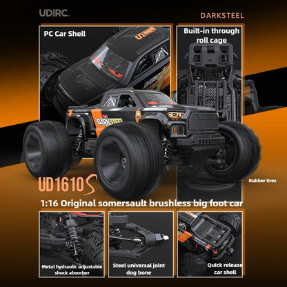 UDIRC UD1610S high-speed monster truck profile