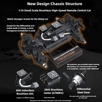 UDIRC UD1610S quick-release chassis detail