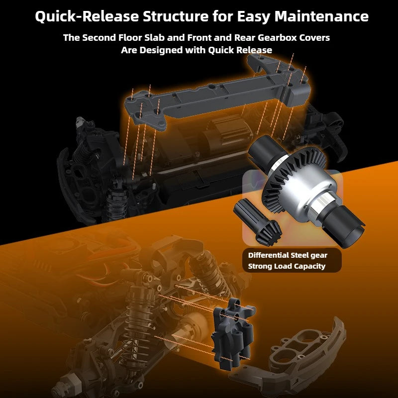 UDIRC UD1610S oil-filled suspension detail