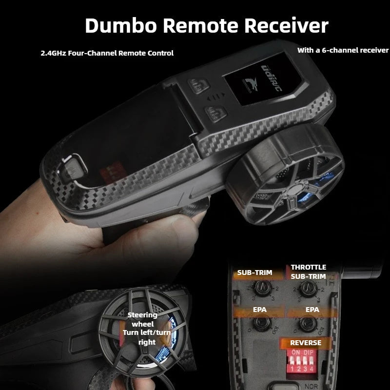 UDIRC UD1610S 4WD drivetrain and electronics