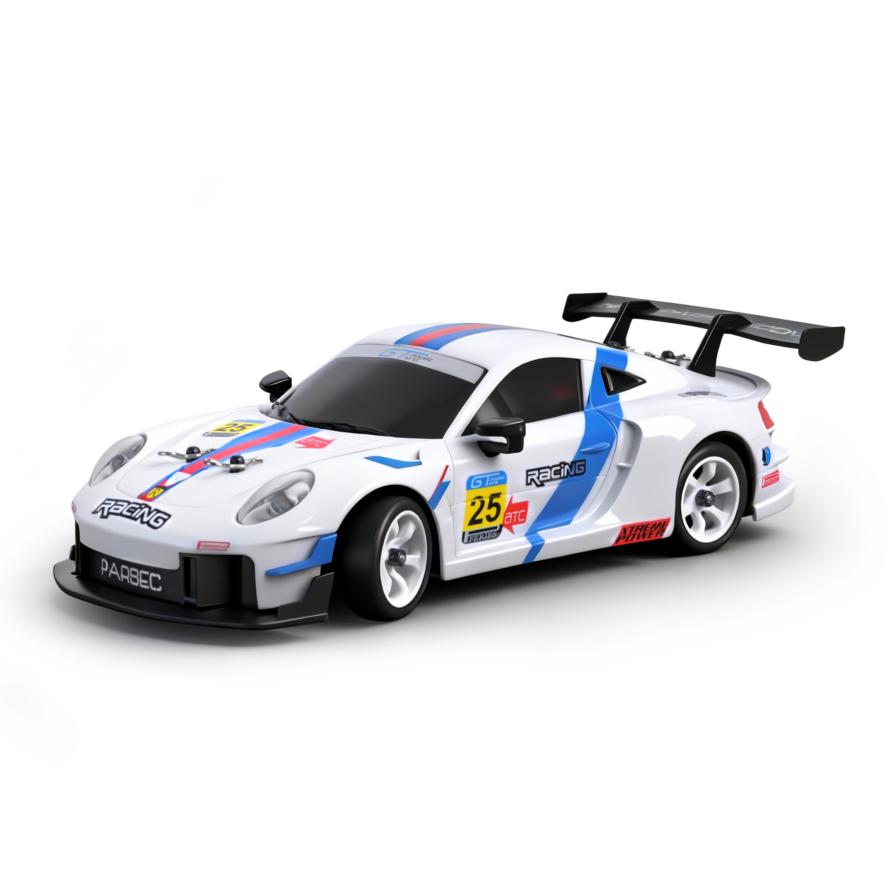 WLtoys 284191 white 1/28 4WD RC drift car