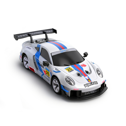 WLtoys 284191 white mini RC drift car side view