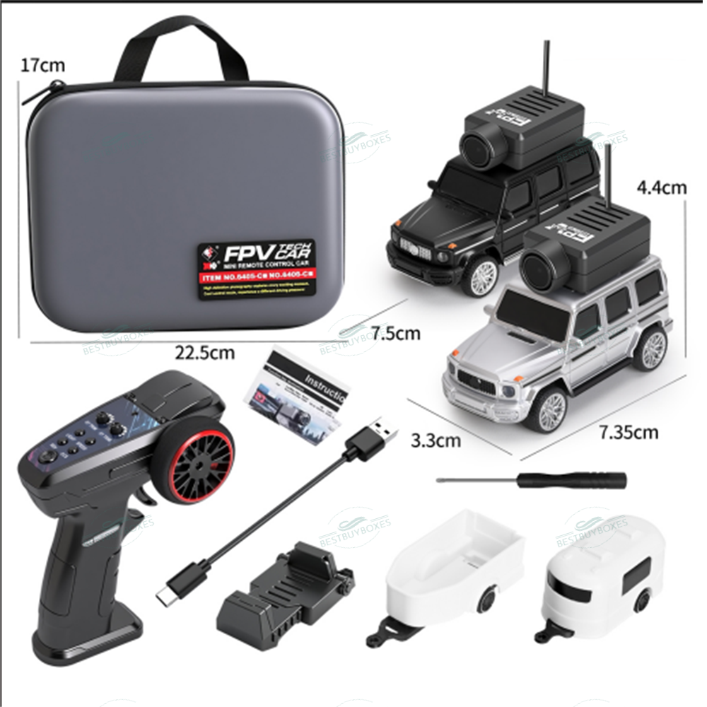 WLtoys XK 6406-C silver 1/64 FPV mini RC car