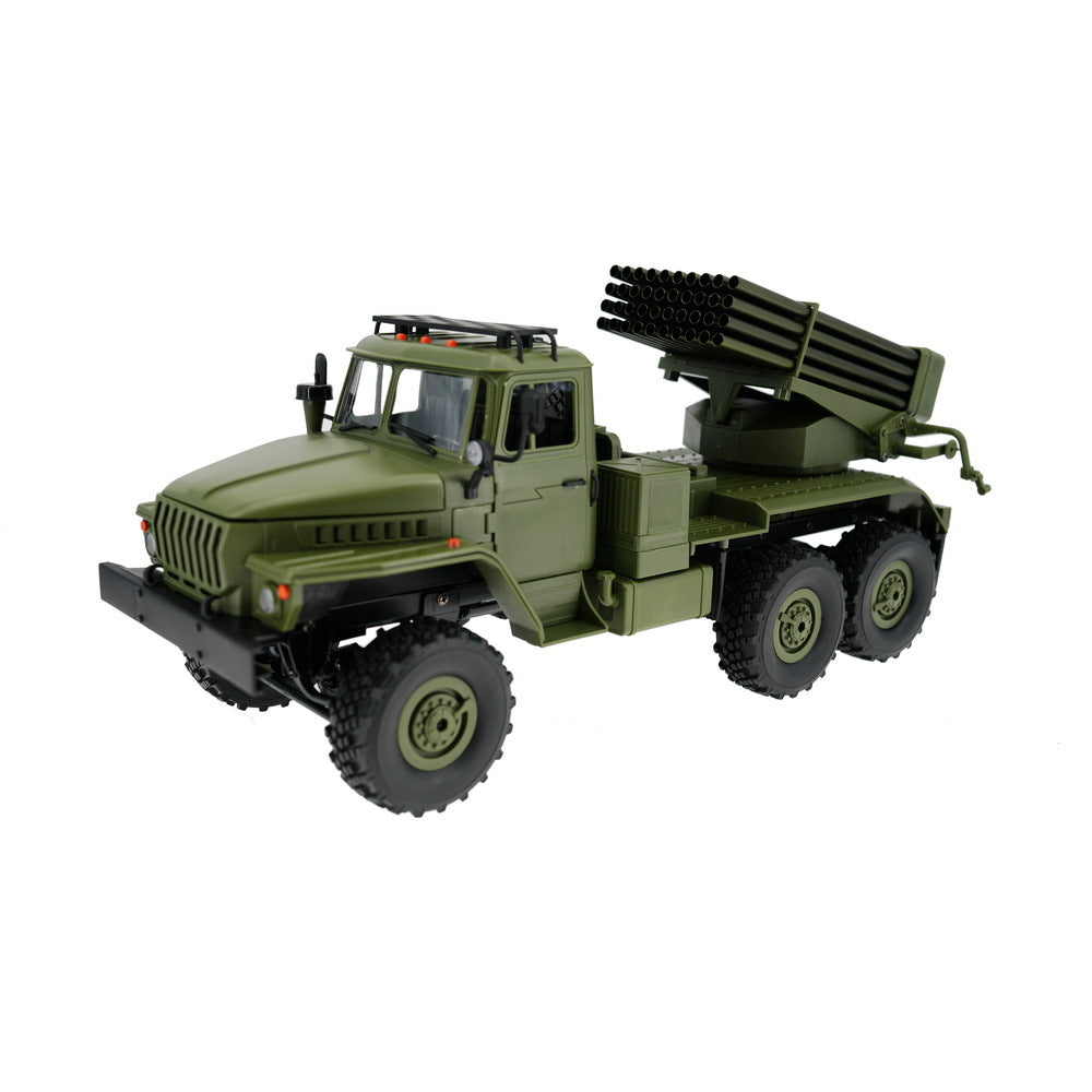 WPL B36-2 1/16 6x6 military-style RC truck front view
