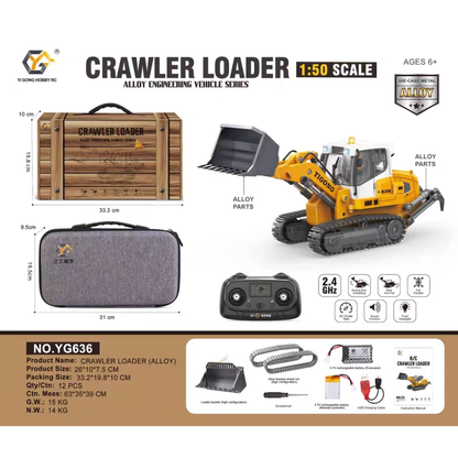 Yi Gong 636 working RC loader with LED lights