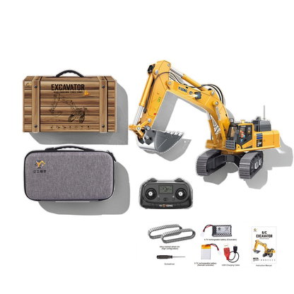 Yi Gong 520 1/50 RC excavator digging function