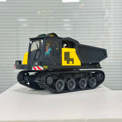 Yi Gong T14R crawler dump truck side view