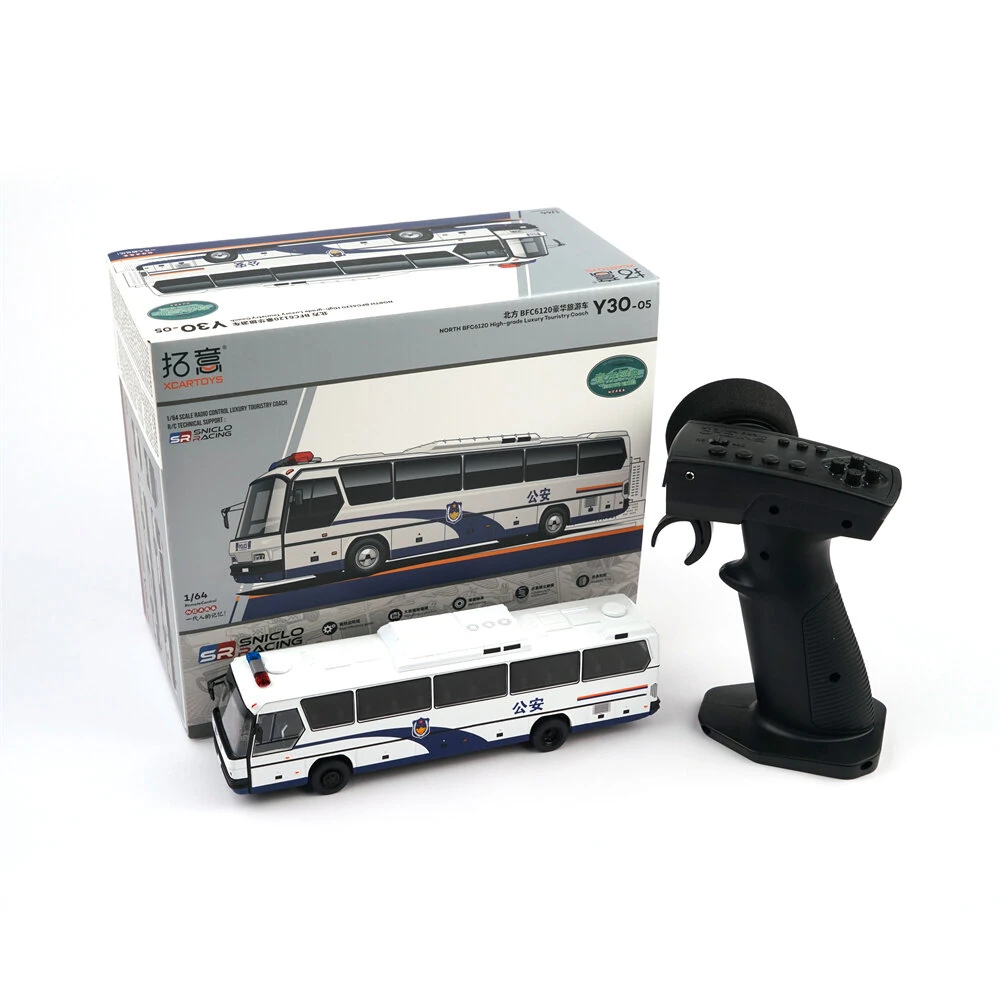 SNICLO XCARTOYS BFC6120 1/64 RC bus – sniclo xcartoys bfc6120 rc bus public security y30 05