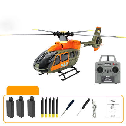 COOLBANK & RC ERA C190 1:30 Scale H145 Flybarless RC Helicopter with 6-Axis Gyro, 6CH, Optical Flow, RTF