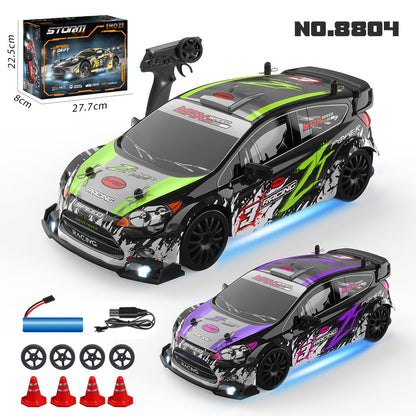 ENOZE 8804 / 8805 1/24 Scale Drift RC Car - Ford Rally or Porsche | 30KM/H Speed, LED Lights, 2.4GHz Remote Control