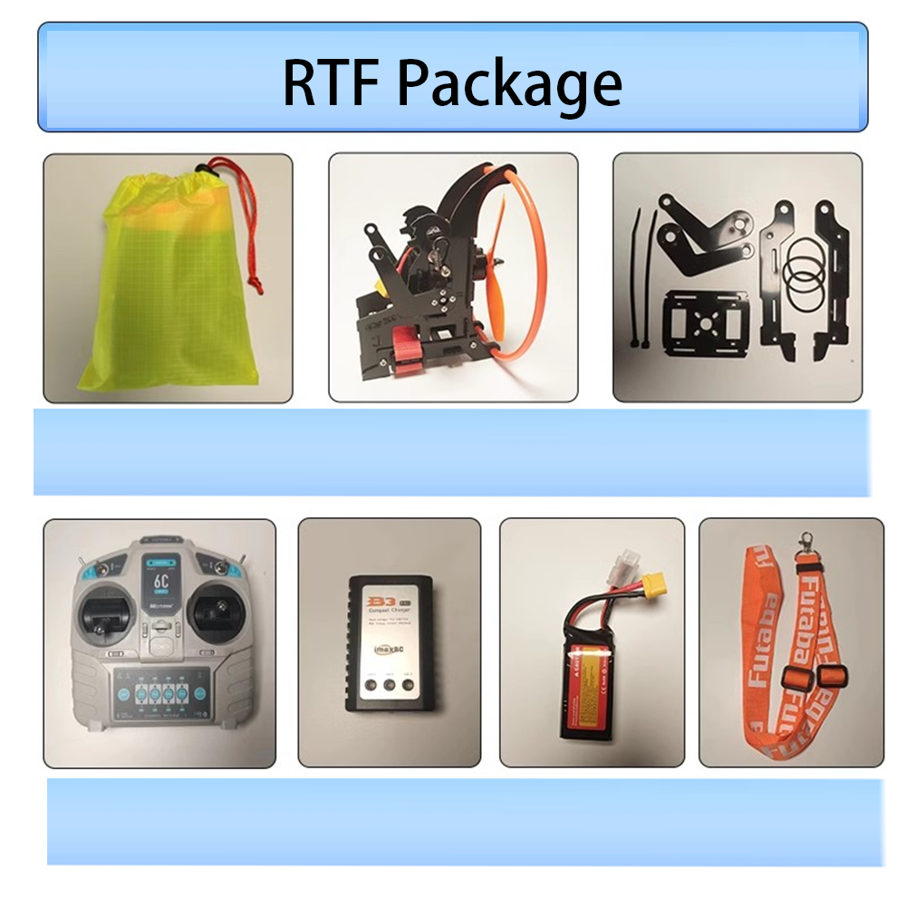 GCar300 RC powered paraglider RTF package contents