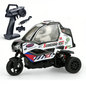 Geeks X801 1/8 RTR RC Tricycle Motorcycle 2.4GHz RWD Drift Bike – 25km/h, 50min Runtime, LED Lights