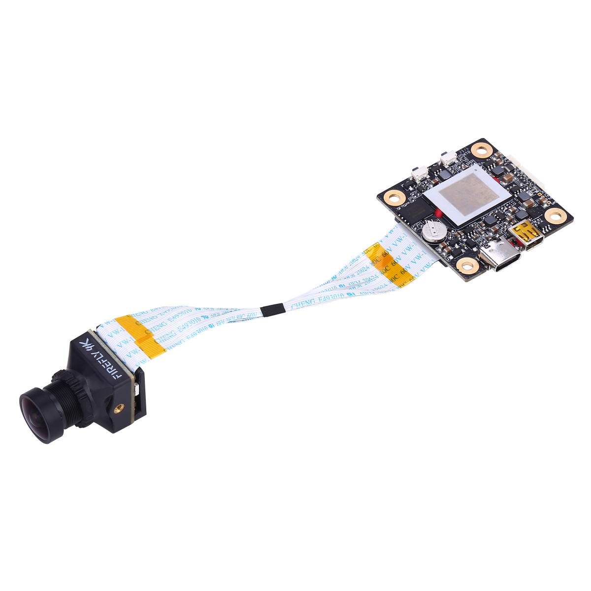 Hawkeye Split V5 19mm FPV camera module close-up