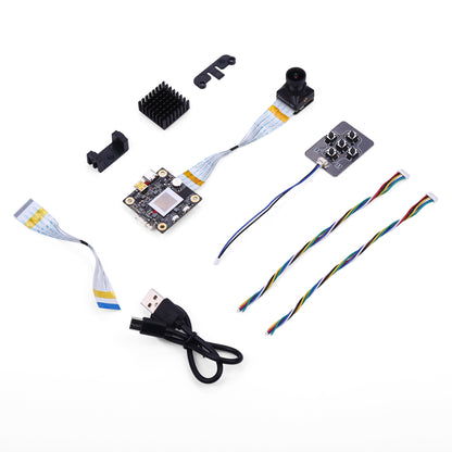 Hawkeye Split V5 camera package with cables and mounting hardware