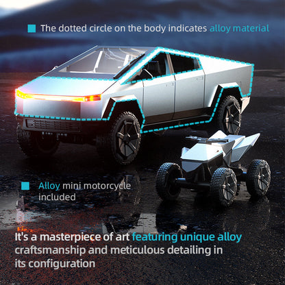 JJRC C8817 1/24 Full Proportional Alloy RC Car – Choose A (Motorcycle Add-On) or B (Camping Gear)