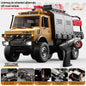 JJRC C8823C 1/18 Unimog 6x6 RC Rock Crawler Truck – 2.4GHz All-Terrain Off-Road Climbing Vehicle w/ 2-Speed Transmission & Waterproof ESC