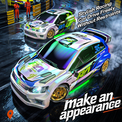 JJRC C8845 blue and green rally drift cars