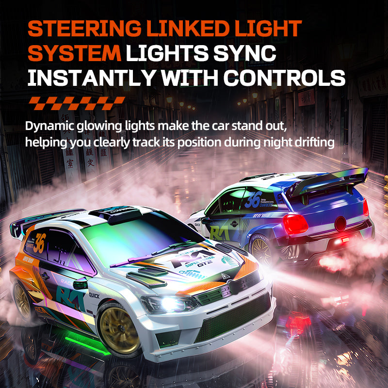 JJRC C8845 steering-linked lights
