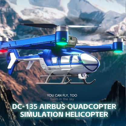 JJRC X38 DC-135 Airbus Quadcopter Drone (RC Helicopter) with 720P HD Camera and 5-Way Obstacle Avoidance