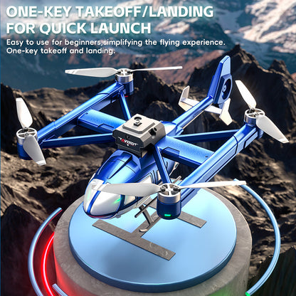 JJRC X38 DC-135 Airbus Quadcopter Drone (RC Helicopter) with 720P HD Camera and 5-Way Obstacle Avoidance