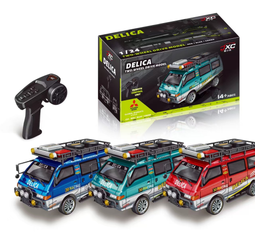JXC 1/24 RWD RC van color lineup