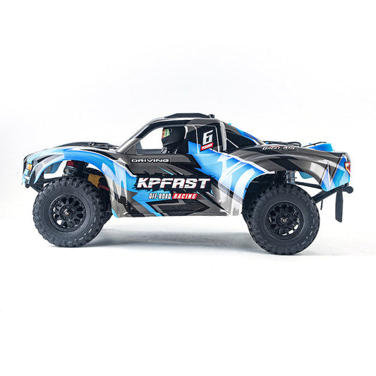 KFPlan KF17 1:12 Brushless RC Rally Truck – 3S Power, 60km/h Speed, All-Metal Drivetrain, LED Lights, JX Servo