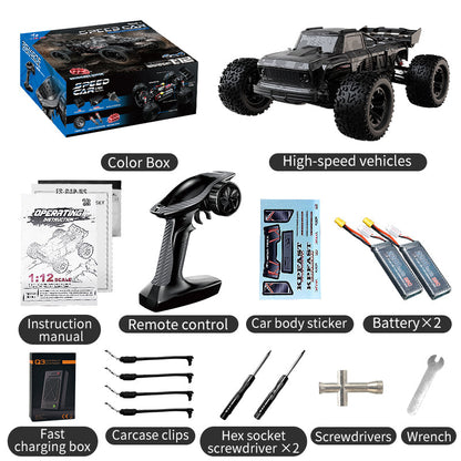 KFPLAN KF16 1/12 4WD Brushless RC Truck – 60km/h, Hobbywing ESC, Flysky FS-G4P, Metal Chassis