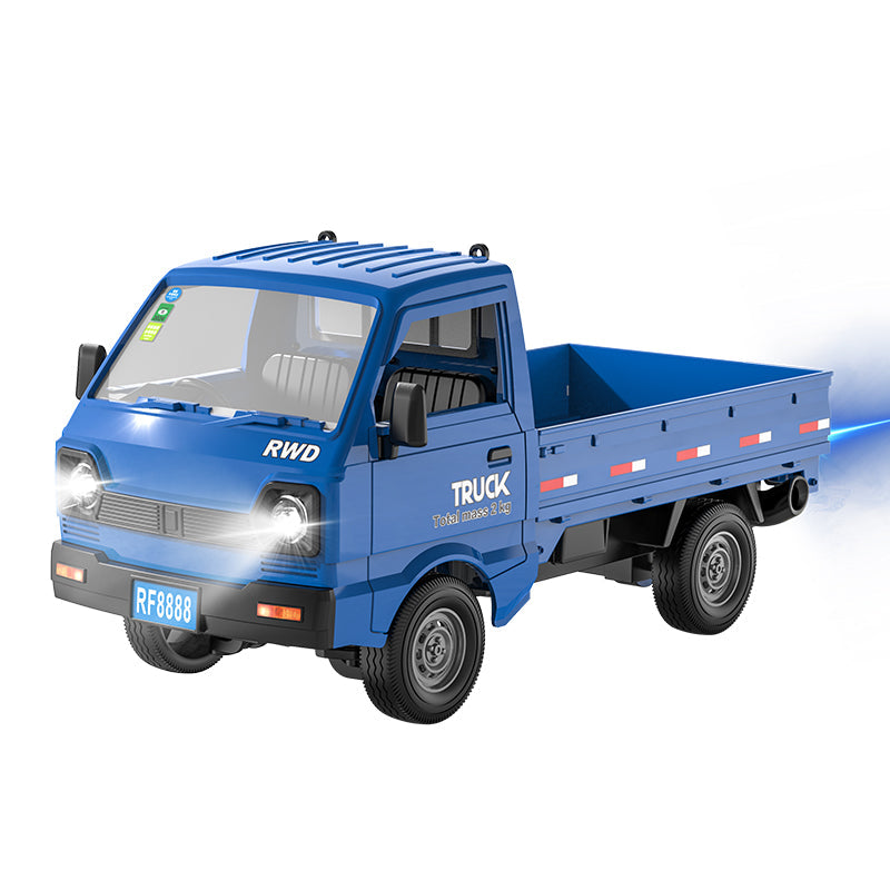 Blue KFPLAN KF21 open-bed RC utility truck