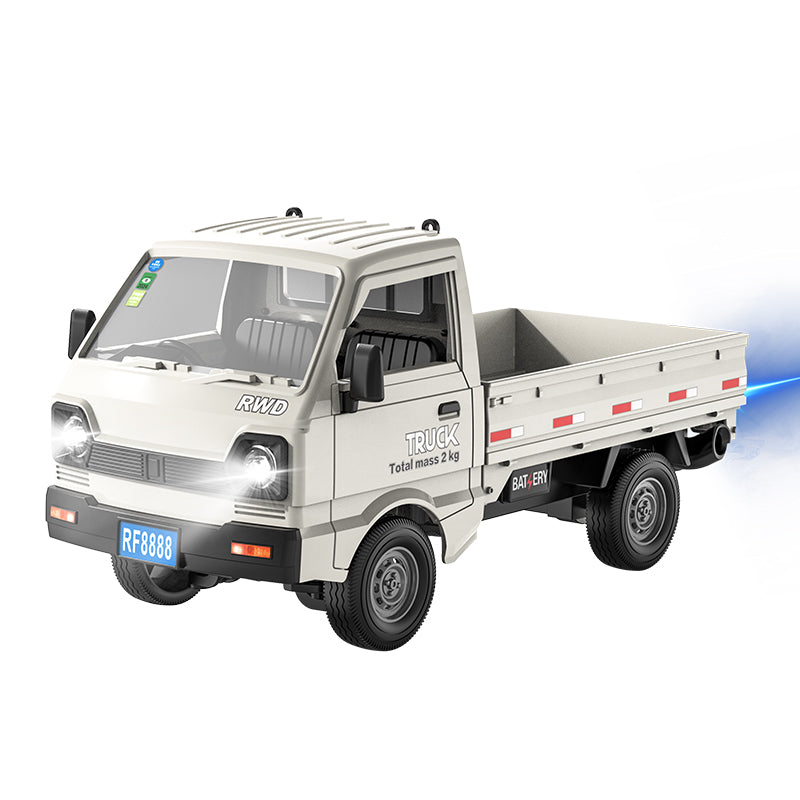 White KFPLAN KF21 1/16 RWD RC truck with open bed