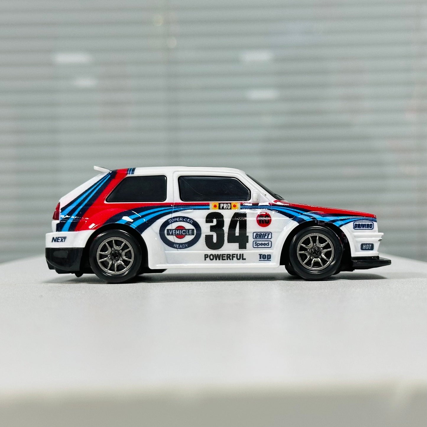 KFPlan KF34 1/43 Scale 4WD RC Drift Car – Micro RTR Electric Drift Car with LED Lights & 2.4GHz Controller