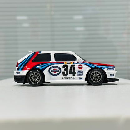 KFPlan KF34 1/43 Scale 4WD RC Drift Car – Micro RTR Electric Drift Car with LED Lights & 2.4GHz Controller