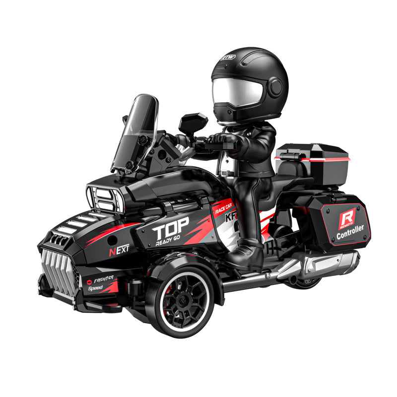KFPlan KF35 1:43 3-Wheel RC Drift Trike Motorcycle with Rider Figure 2.4GHz RTR Mini Drift Bike