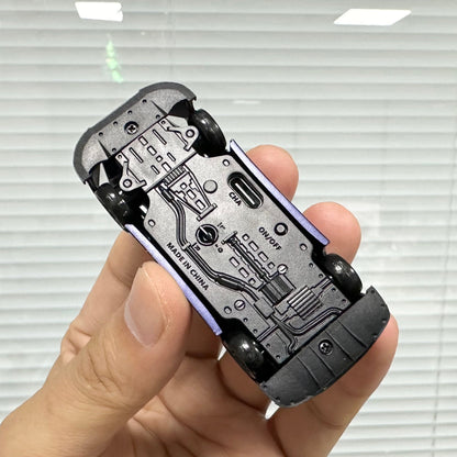 MCARRO MC061 1/64 Scale 4WD Mini RC Car RTR – White/Blue 2.4GHz Micro Racing Car