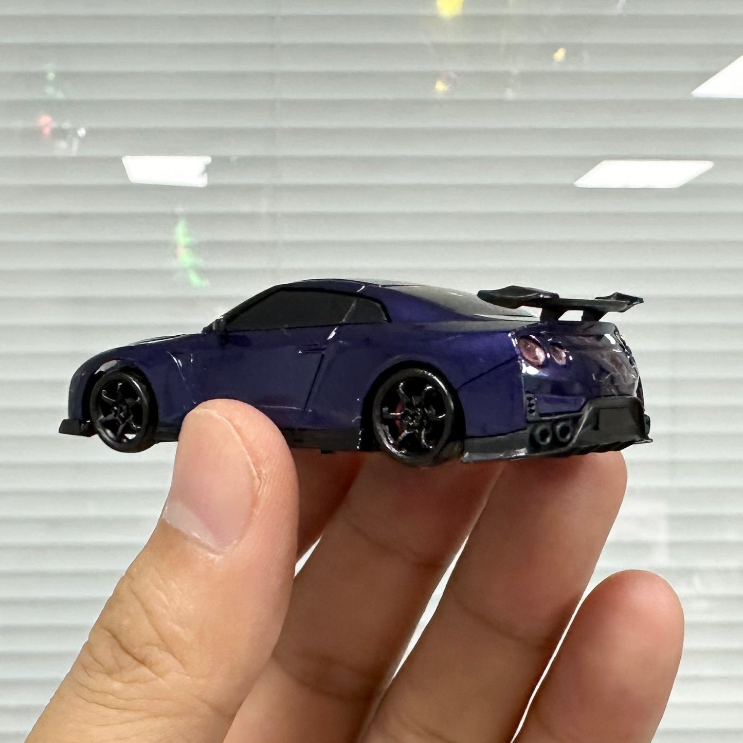 MCARRO MC061 1/64 Scale 4WD Mini RC Car RTR – White/Blue 2.4GHz Micro Racing Car