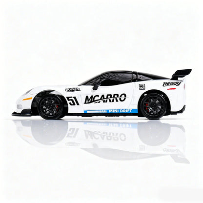 MCARRO TR051 RTR 1/43 2.4GHz 4WD Drift Desktop RC Car with Gyro – Full Proportional Mini Racing Car