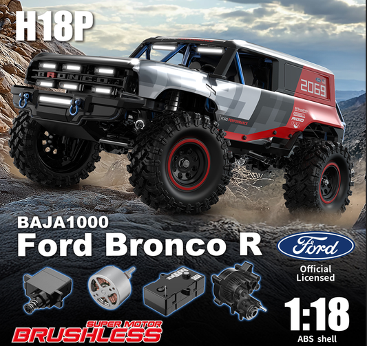 MJX Hyper Go H18P Ford Bronco Baja 1000 RC crawler