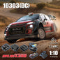 MJX Hyper Go 10303 Citroen C3 WRC – Licensed 1/10 RC Rally Car, 3S Brushless, 7075 Chassis, Gyro, Metal Drivetrain