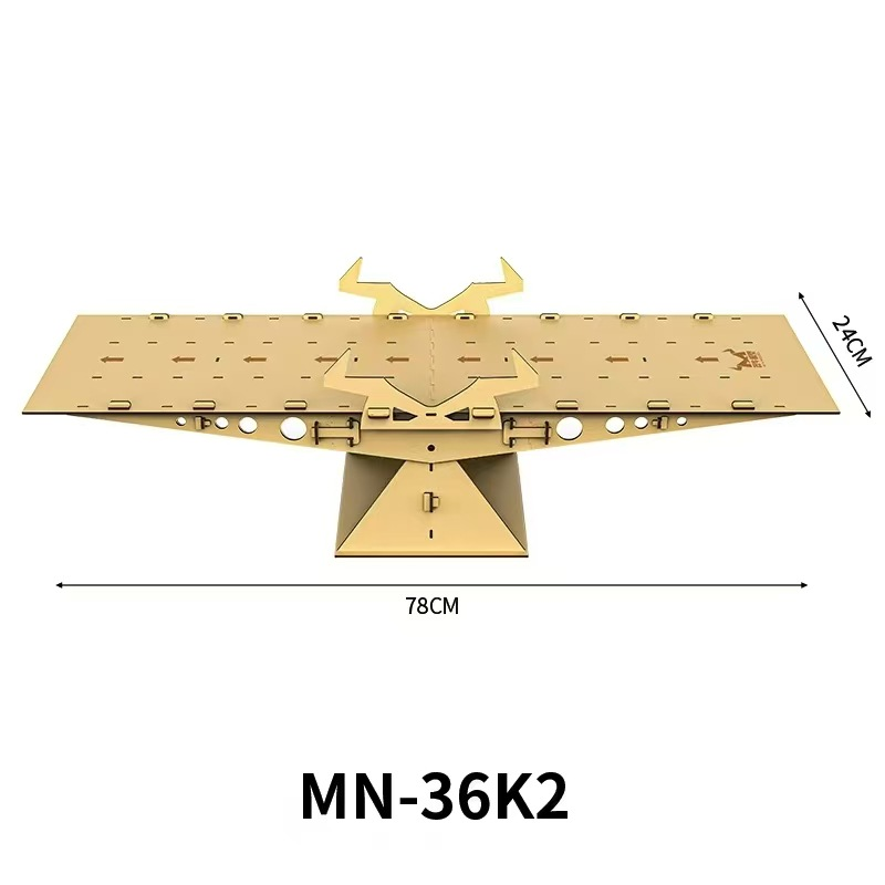 MN-36K1 & MN-36K2 Wooden RC Crawler Obstacles – Bridge & Seesaw Ramps for 1/12, 1/14, 1/16, 1/18 Scale RC Cars