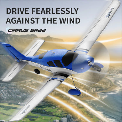 Qidi A580 Cirrus SR22 4CH RC Airplane – 52cm Wingspan, Brushless Motor, RTF/BNF Options