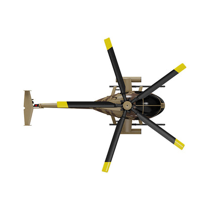 RC ERA C189 MD500 Military Flybarless RC Helicopter with Dual Brushless Motors and Altitude Hold - RTF