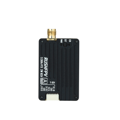 RUSHFPV 3.3GHz 2W FPV video transmitter with RHCP antenna