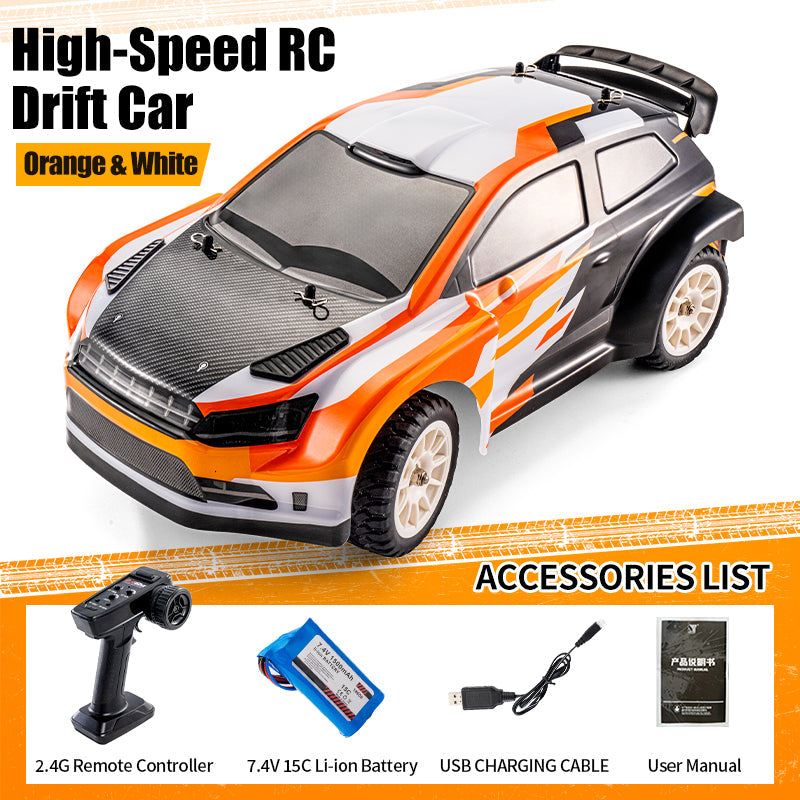 SY1203 orange 1/12 4WD RC rally car