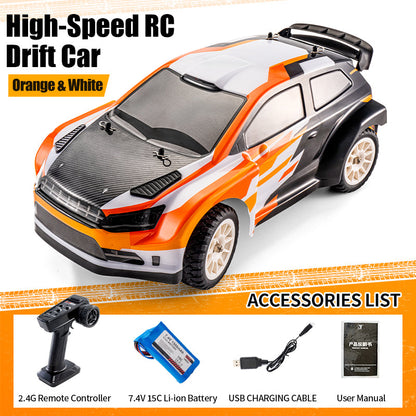 SY1203 orange 1/12 4WD RC rally car