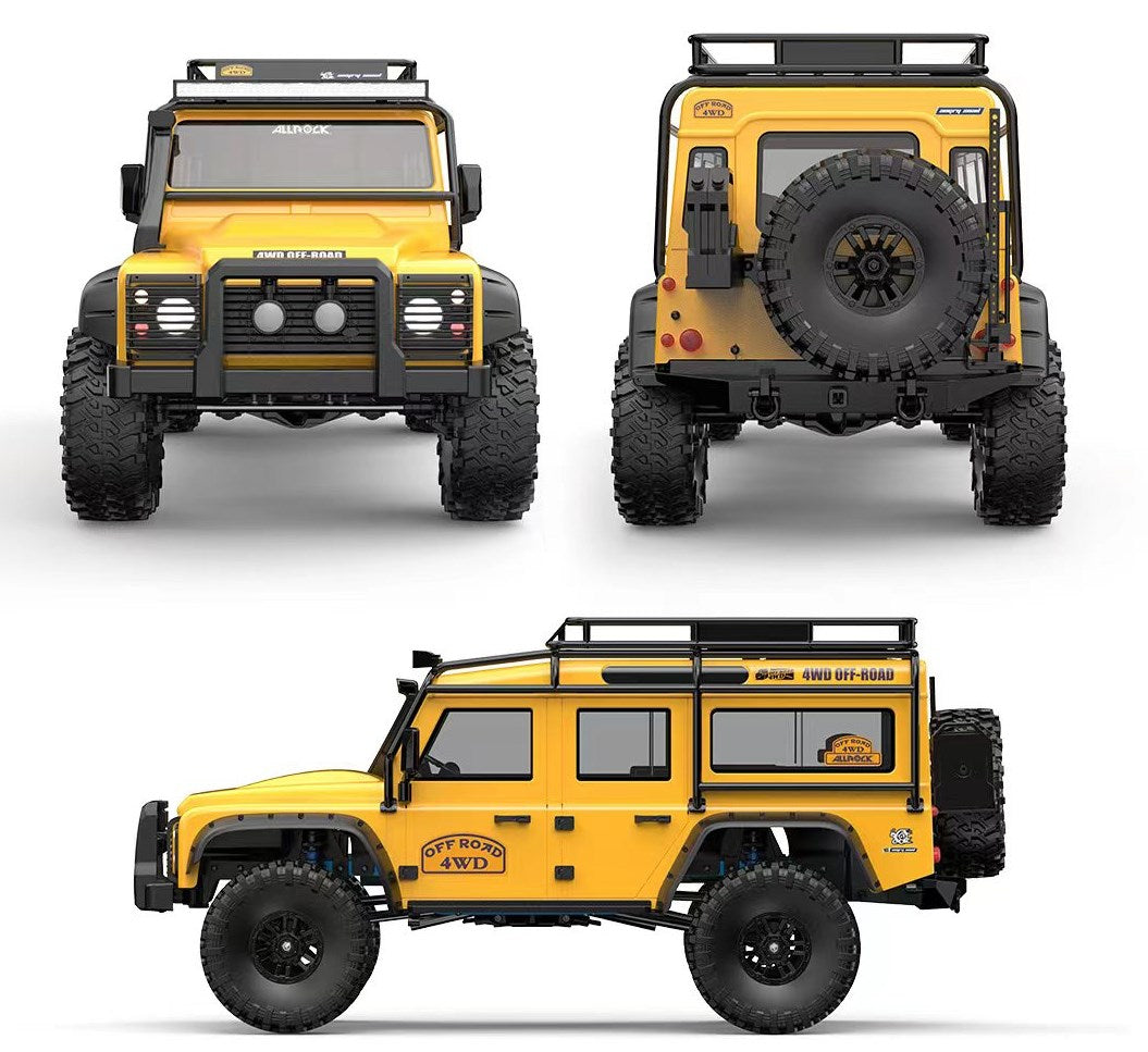 Yellow MJX H8H ALLROCK RC crawler