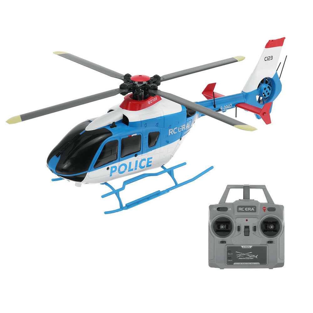 RC ERA C123 PRO blue-white scale helicopter