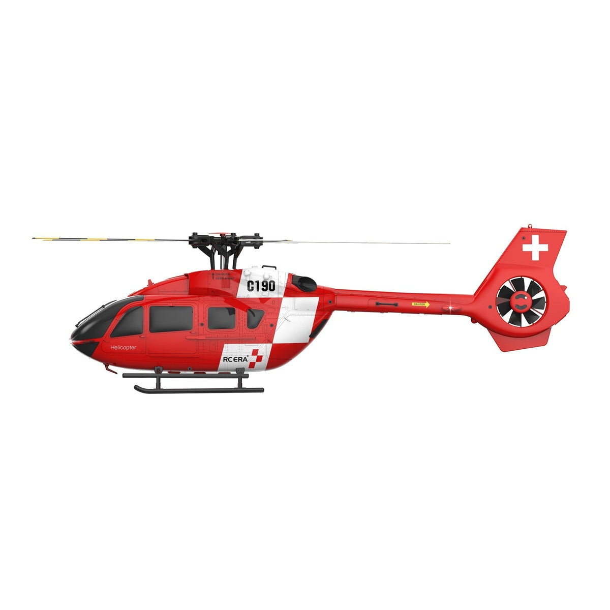 RC ERA C190 flybarless helicopter side view